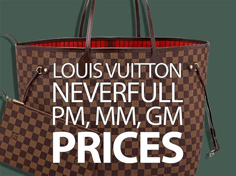 prijs neverfull louis vuitton|louis vuitton neverfull price euro.